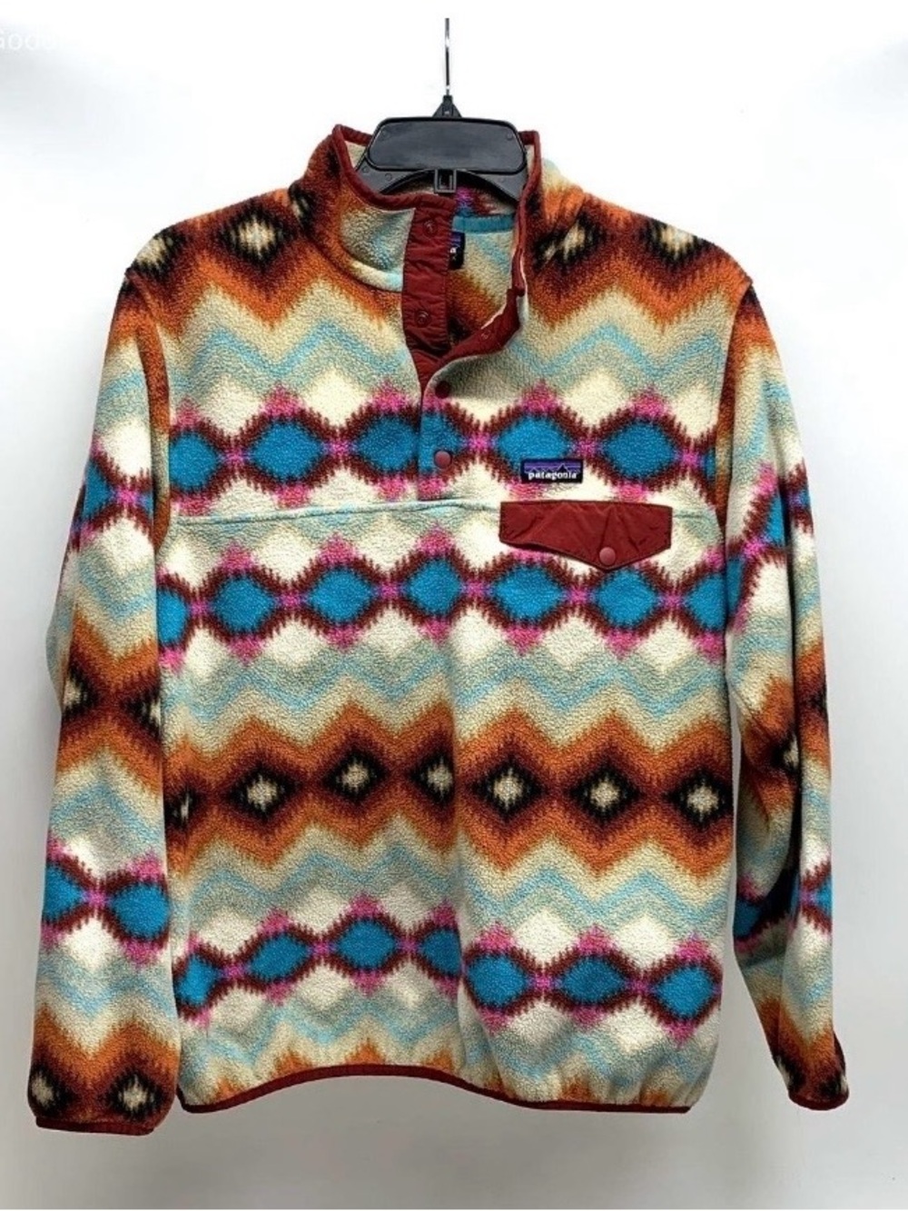 Patagonia Women's Lightweight Synchilla Snap-T Pullover Sz L
